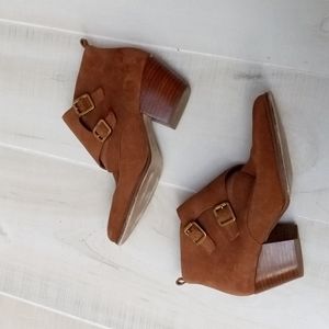 MICHAEL KORS suede booties